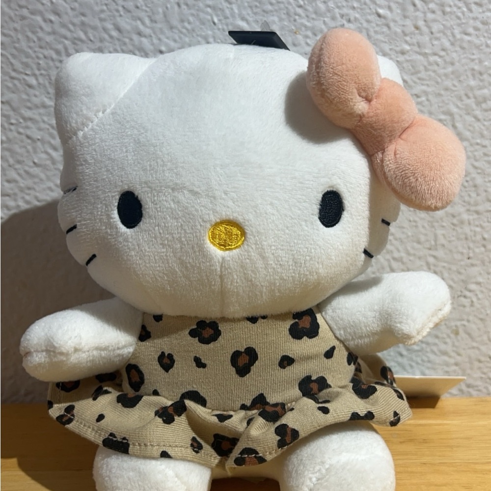 Hello Kitty Plush with Leopard Dress